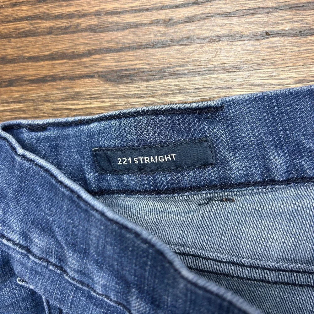 Lucky Brand 221 Straight Mens Jeans 36x32 Medium Wash Blue Denim Pants